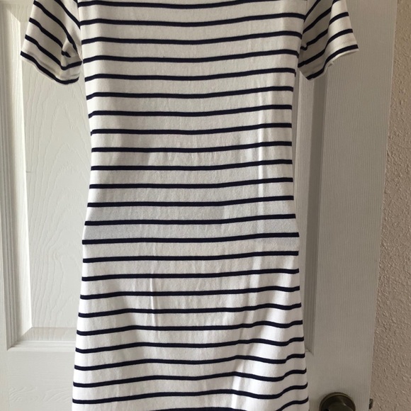 Tommy Hilfiger T-Shirt Striped Lace-Trim Dress - Picture 6 of 6
